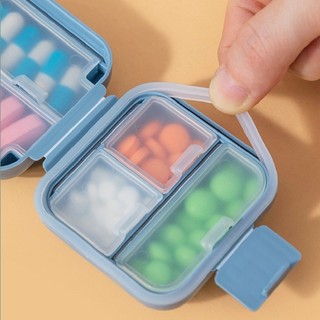 Hộp Đựng Thuốc Mini Cầm Tay – Nhiều Ngăn, Nhỏ Gọn, Dễ Mang Theo