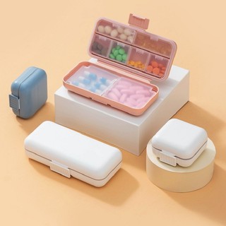 Hộp Đựng Thuốc Mini Cầm Tay – Nhiều Ngăn, Nhỏ Gọn, Dễ Mang Theo