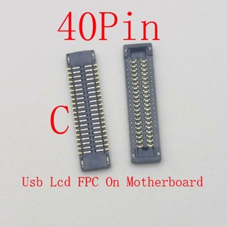 1-10 Cái Màn Hình Lcd Đầu Nối FPC Cắm Usb Cho Samsung A045 M04 M045 A05S A057F A14 4G A145F A04 M14 M145 Galaxy Sạc Flex Jack Liên Hệ A045F A145P Trên Tàu 40 Pin