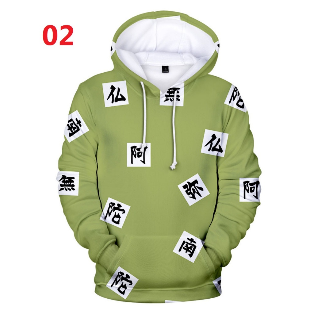 Áo Hoodie Demon Slayer Kimetsu no Yaiba Áo len chui đầu in 3D