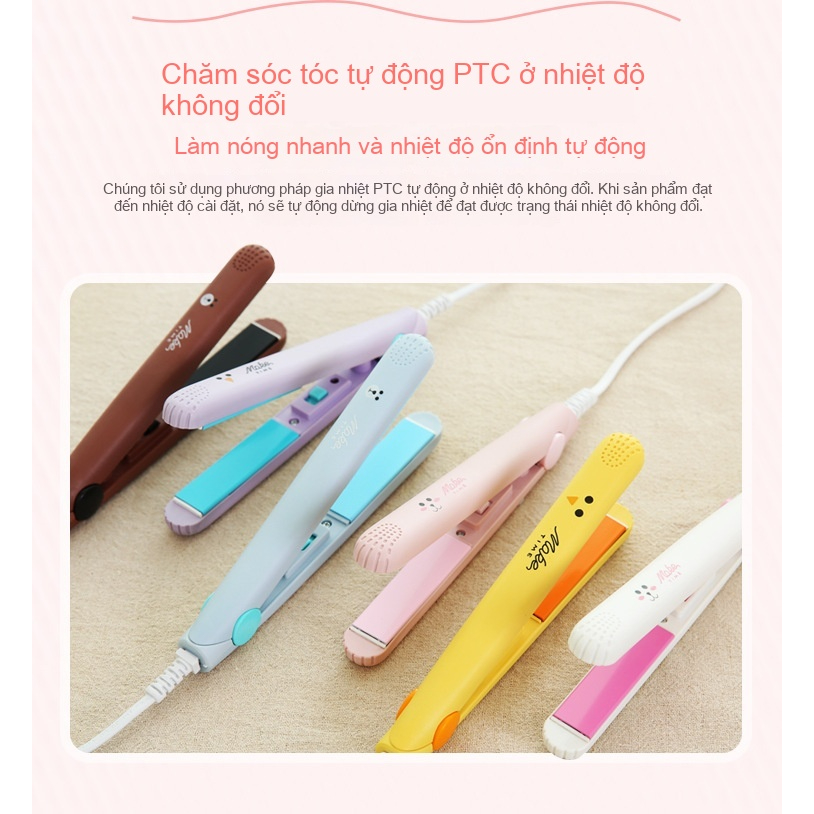 Máy Uốn & Làm Thẳng Tóc Mini 2 Trong 1 Thần Kỳ Làm Cuộn Trong Dạng Đặt Tải