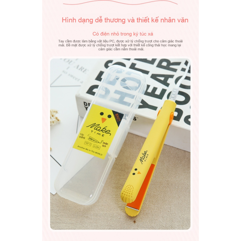 Máy Uốn & Làm Thẳng Tóc Mini 2 Trong 1 Thần Kỳ Làm Cuộn Trong Dạng Đặt Tải