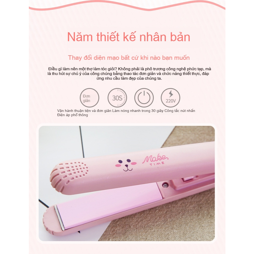 Máy Uốn & Làm Thẳng Tóc Mini 2 Trong 1 Thần Kỳ Làm Cuộn Trong Dạng Đặt Tải