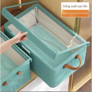 Hộp Bảo Quản Quần Áo Có Nắp Có Thể Gấp Gọn Tiện Lợi - Chống Bụi, Chống Ẩm Hiệu Quả