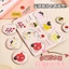 XIXI 8 Chiếc Bột Puff Set Màu Hồng Mềm Sử Dụng Kép Kem Nền Ướt & Khô, Bọt Biển Trang Điểm & Thiết Kế Hợp Thời Trang NO.J135