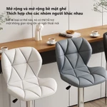 【Thanh lý lỗ】Ghế văn phòng, ghế ăn, ghế xoay, ghế quầy bar, ròng rọc, vải nhung, hiện đại hàng ngày Xoay lưng thoải mái — ảnh 2