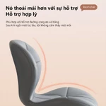 【Thanh lý lỗ】Ghế văn phòng, ghế ăn, ghế xoay, ghế quầy bar, ròng rọc, vải nhung, hiện đại hàng ngày Xoay lưng thoải mái — ảnh 6