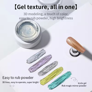 ANNIES 8g Sơn Gel Tạo Hình Băng Trụ Không Cần Rửa Vân sóng nước nổi 3D