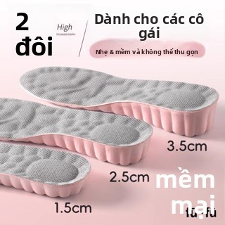 Lót tăng chiều cao cho nữ không mỏi chân vô hình bên trong tăng chiều cao hút mồ hôi chống mùi hôi thể thao giảm chấn Martin Boot tăng chiều cao thần thánh C5XD