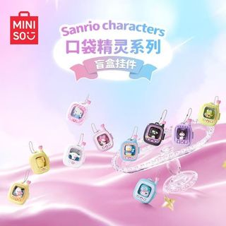 ZW [MINISO] Sanrio Pocket Elf Mặt dây chuyền Series Hộp bí ẩn Đồ chơi hợp thời trang Đồ chơi sưu tập