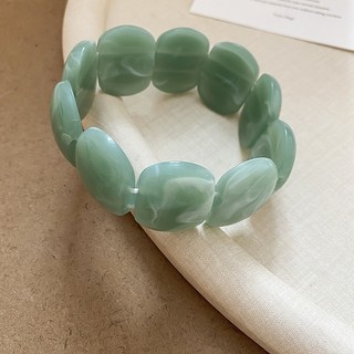 Vòng tay tròn acrylic châu Âu và Mỹ, thiết kế đa năng, phù hợp cho nữ
