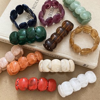 Vòng tay tròn acrylic châu Âu và Mỹ, thiết kế đa năng, phù hợp cho nữ