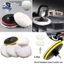 Bộ 5 Bộ đệm đánh bóng đa năng Len mềm Bonnet Pad Đĩa đánh bóng ô tô màu trắng