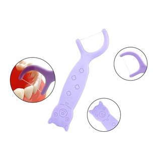 40 Cái / túi Dễ Thương Trẻ Em Nha Khoa Flosser Dính Hình Động Vật Trẻ Em Nha Khoa Bóng Lựa Chọn Hoạt Hình Làm Sạch Răng Tăm Cho Trẻ Em