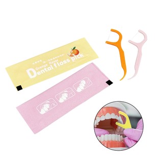 50 que / hộp Dùng Một Lần Hương Vị Trái Cây Bóng Bao Bì Cá Nhân Di Động Nha Khoa Bóng Tăm Dòng Chăm Sóc Răng Miệng Giữa Răng
