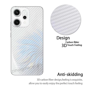 Dành Cho OPPO Reno 14 Reno 14F Reno 14Pro Reno 13F Reno 13 Phim Mặt Sau Sợi carbon