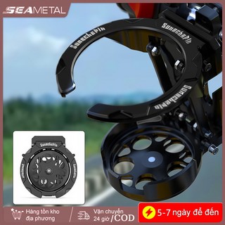 SEAMETAL Có Thể Gập Lại Bàn Xoay Xe Máy Cốc Giá Đỡ Nhựa Loại CNC Chống Rung Nước Giá Đỡ Ấm Siêu Tốc Phụ Kiện Sửa Đổi