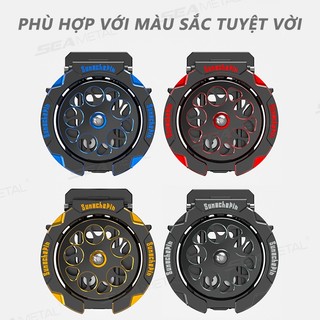 SEAMETAL Có Thể Gập Lại Bàn Xoay Xe Máy Cốc Giá Đỡ Nhựa Loại CNC Chống Rung Nước Giá Đỡ Ấm Siêu Tốc Phụ Kiện Sửa Đổi