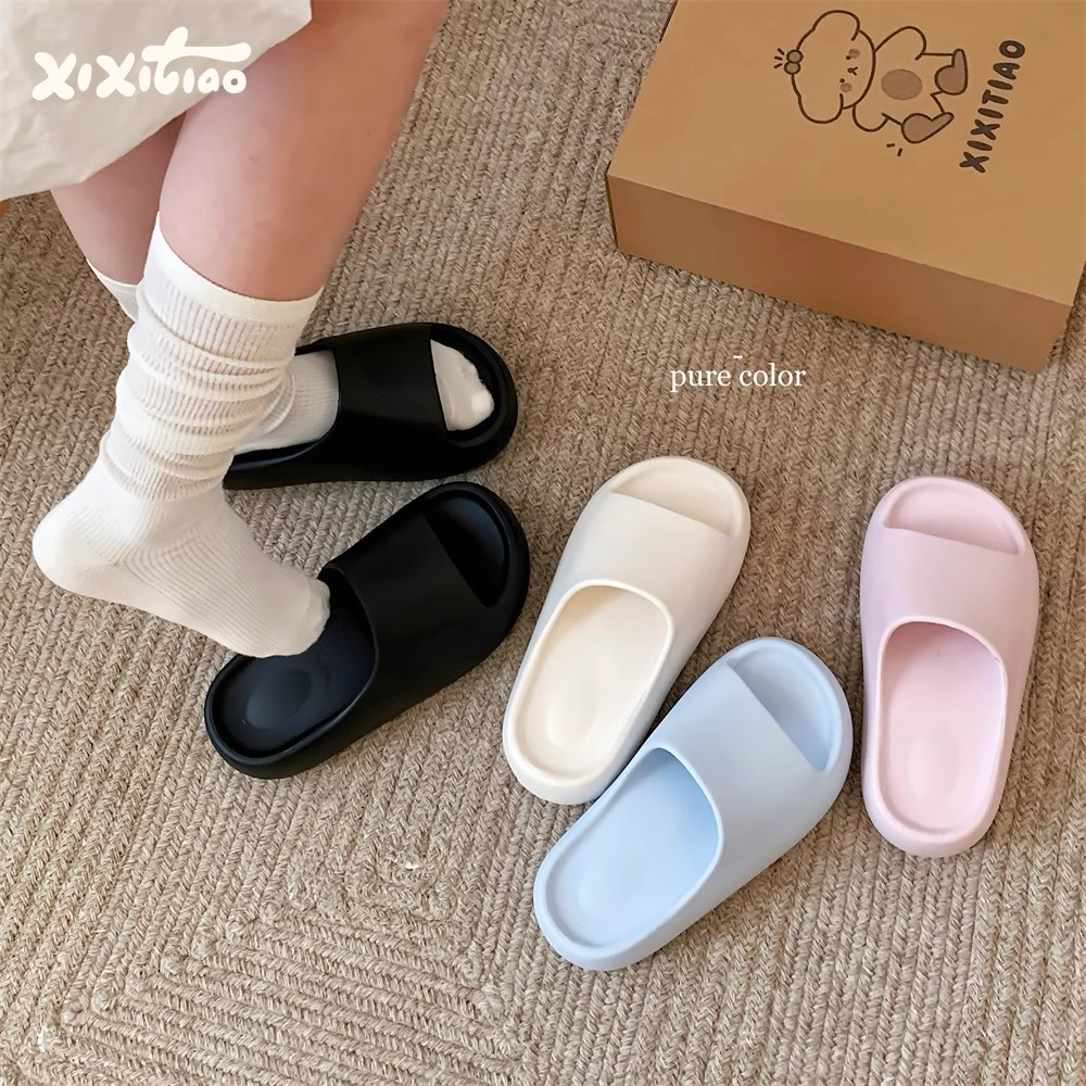 Xixitiao Dép Nữ Mùa Hè Thường Ngày Ngoài Trời Độc Đáo Thoải Mái Đế Dày Đơn Giản