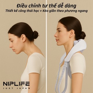 Máy Massage Cổ Vai Gáy NIPLIFE Pro –Massage Mô Phỏng Như Bàn Tay Người