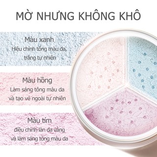 CATKIN 3-COLORS LOOSE FINISHING POWDER Phấn phủ mịn kiểm soát dầu chống thấm nước