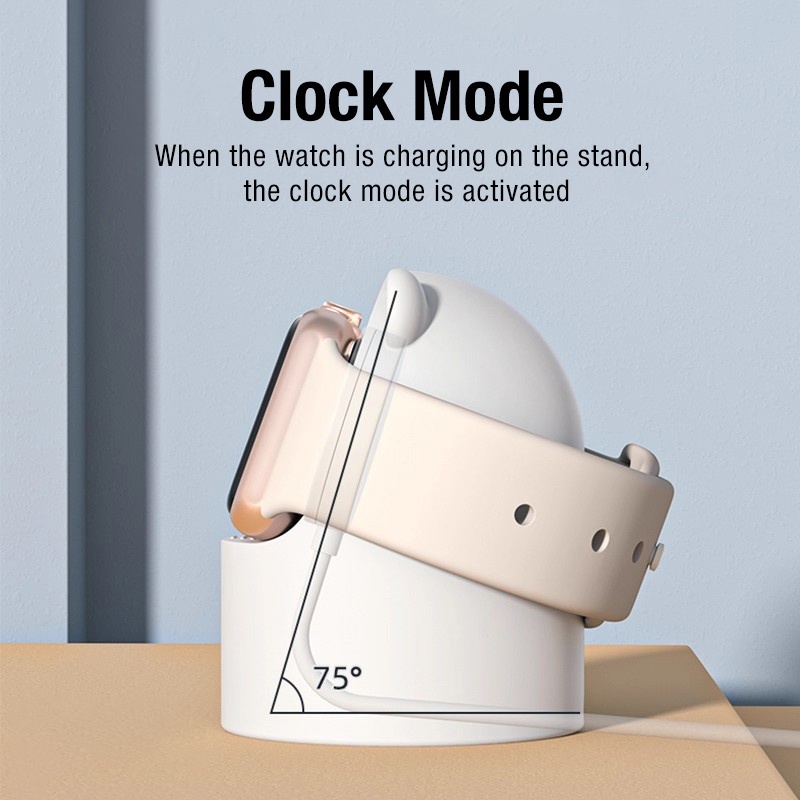 Giá đỡ gấu Giá đỡ silicon Giá đỡ đồng hồ Giá đỡ sạc Thích hợp cho Apple Watch SE S10 S9 S8 S7 S6 S5 S4 S3 Ultra 49mm 46mm 44mm 41mm 42mm 40mm 38mm