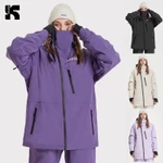Bộ đồ trượt tuyết KUFUN, Áo khoác tuyết đôi bảng đơn chuyên nghiệp, Áo khoác chống gió, chống thấm nước và ấm áp cho nữ và nam giới — ảnh 1