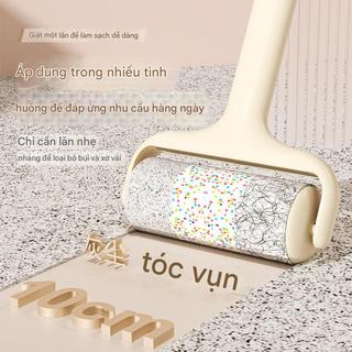 Cây Lăn Bụi Quần Áo, Ga Giường, Sofa, Có Chân Dựng Và Nắp Đậy Tiện Lợi