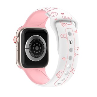 Dây đeo silicon ẩn và tìm kiếm Katie cho Apple Watch Ultra 46 / 44 / 40 / 49 / 45 / 41 / 42 / 38 / 45mm iwatch Series Ultra / 10 / 9 / 8 / 7 / 6 / 5 / 4 / 3 / 2 / 1 / SE