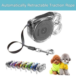 Dây xích cho chó, Dây đi bộ thú cưng có thể thu vào tự động 3M cho chó nhỏ 360° Dây xích mèo bền không bị rối