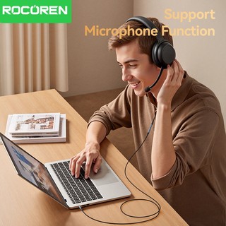 Rocoren Aux Cáp Nối Dài Cáp Âm Thanh Jack 3.5 Mm Nam Sang Nữ Dây Nối Dài Âm Thanh Dây Cho Ô Tô Laptop Tai Nghe Loa TV PC