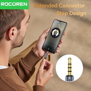 Rocoren Aux Cáp Nối Dài Cáp Âm Thanh Jack 3.5 Mm Nam Sang Nữ Dây Nối Dài Âm Thanh Dây Cho Ô Tô Laptop Tai Nghe Loa TV PC