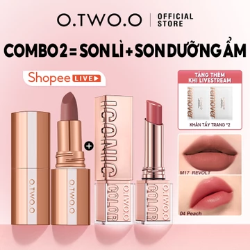 [Live] O.TWO.O Phát trực tiếp Gói độc quyền Matte Lipstick + Essence Lipstick