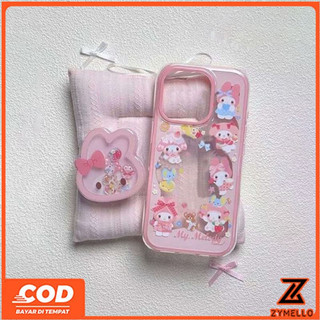 Ốp Lưng Cho Honor X8D X9C X7C X8C X7D X9D X6B X8B X6A X7A X7B X9B 400 SMART 200 SMART Dễ Thương Viền Hồng Giai Điệu Trong Suốt Chống Sốc Ốp Điện Thoại TPU