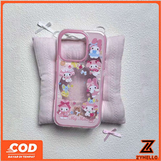 Ốp Lưng Cho Honor X8D X9C X7C X8C X7D X9D X6B X8B X6A X7A X7B X9B 400 SMART 200 SMART Dễ Thương Viền Hồng Giai Điệu Trong Suốt Chống Sốc Ốp Điện Thoại TPU