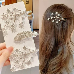 Bộ kẹp tóc kim cương giả, style thời trang Hàn Quốc, phụ kiện tóc dành cho nữ