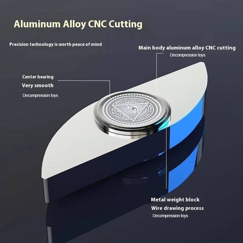 Kim loại EDC Fidget Rotator, đồ chơi xoay thủ công, quà tặng cho trẻ em, thanh thiếu niên, giảm căng thẳng, quà tặng, bán hàng trực tiếp, bánh răng cập nhật, mới