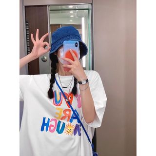 Áo Thun Nữ Oversize Baggy Bông, Thiết Kế Độc Đáo Cho Mùa 2025