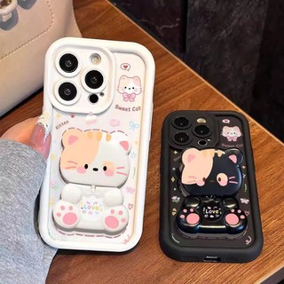 Ốp Lưng Cho iPhone 7 Plus 8 Plus 6S Plus 6 Plus 7 8 6 6S Thẩm Mỹ Gấu Xoay Chân Đế Thiết Kế Mới Vỏ Điện Thoại Silicon Chống Sốc TPU Mềm