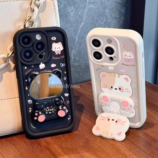 Ốp Lưng Cho iPhone 7 Plus 8 Plus 6S Plus 6 Plus 7 8 6 6S Thẩm Mỹ Gấu Xoay Chân Đế Thiết Kế Mới Vỏ Điện Thoại Silicon Chống Sốc TPU Mềm