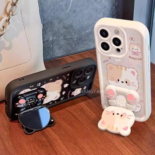 Ốp Lưng Cho iPhone 7 Plus 8 Plus 6S Plus 6 Plus 7 8 6 6S Thẩm Mỹ Gấu Xoay Chân Đế Thiết Kế Mới Vỏ Điện Thoại Silicon Chống Sốc TPU Mềm