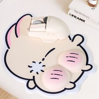 Miếng đệm cổ tay chuột Biu màu hồng + Bộ hỗ trợ bàn phím Miếng đệm chuột Winnie + Bộ bàn phím