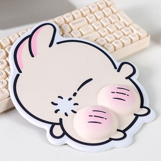Miếng đệm cổ tay chuột Biu màu hồng + Bộ hỗ trợ bàn phím Miếng đệm chuột Winnie + Bộ bàn phím