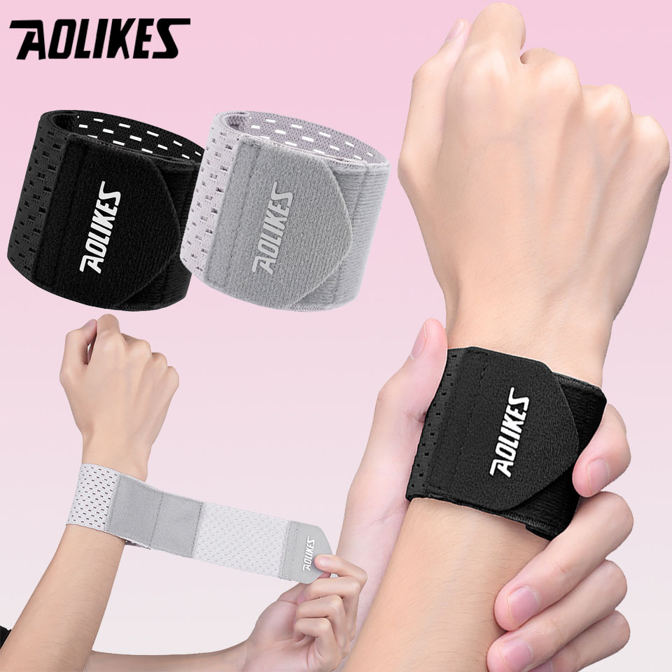AOLIKES Nẹp Cổ Tay Thể Thao - Mỏng, Thoáng Khí, Hỗ Trợ Điều Chỉnh Áp Lực