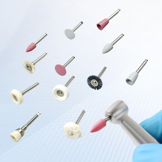 12 Cái / hộp Bộ Đánh Bóng Tổng Hợp Nha Khoa RA 2,35 Mm Máy Đánh Bóng Cho Tốc Độ Thấp Hanpiece Sứ Tự Nhiên Răng Đánh Bóng Móng Tay