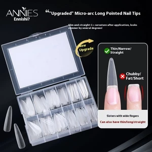 ANNIES Miếng Dán Móng Tay Giả Liền Mạch Không Khắc Mài Định Hình Miếng Dán Móng