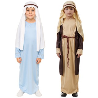Trang Phục Halloween Trẻ Em Bé Trai Thánh Joseph Đức Trinh Nữ Maria Tôn Giáo Kinh Thánh Hóa Trang Tiệc Lễ Hội