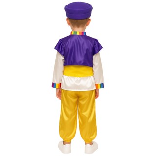 Bé Trai Disney Aladdin Trang Phục Trẻ Em Halloween Đáng Yêu Hoàng Tử Ả Rập Cosplay Trường Lễ Hội Tiệc Sân Khấu