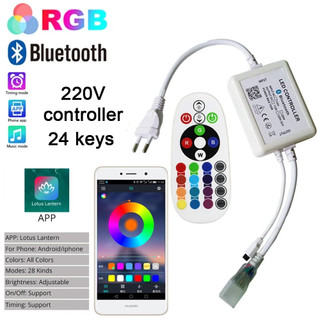 Đèn LED dải RGB thông minh 220V, Điều khiển ứng dụng Bluetooth chống nước IP67 Băng LED linh hoạt, Đồng bộ hóa âm nhạc Đèn xung quanh cho khách sạn ngoài trời trong nhà Trang trí nhà Giáng sinh
