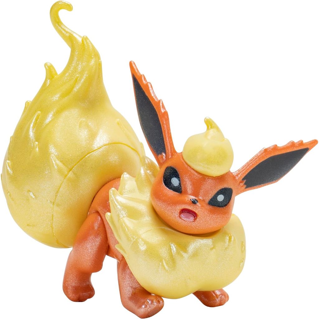 Pokemon Select Eevee Evolution Pack - Tính năng 2 inch Eevee Plus 3 inch Jolteon, Vaporeon và Flareon Battle Figures